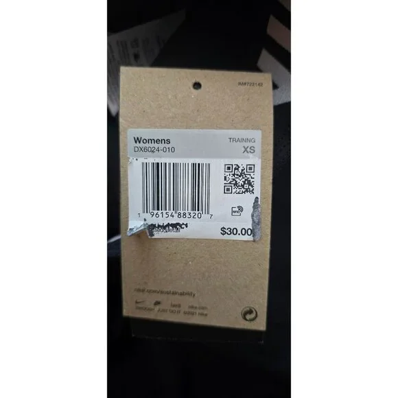 Nike Attack Women's Dri-fit Fitness Mid-Rise Shorts - Black/refs - Picture 4 of 5